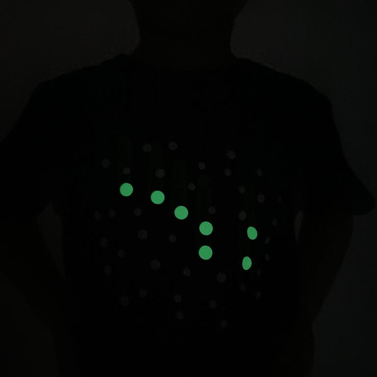 Little bear glow in the dark kids shortsleeve shirt