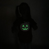 Pumpkin glow in the dark kids shortsleeve shirt