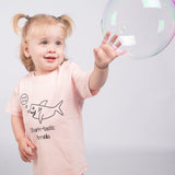 'Sharktastic' baby shortsleeve shirt