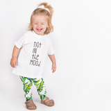 'Not in the mood' baby shortsleeve shirt