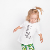 'Not in the mood' baby shortsleeve shirt