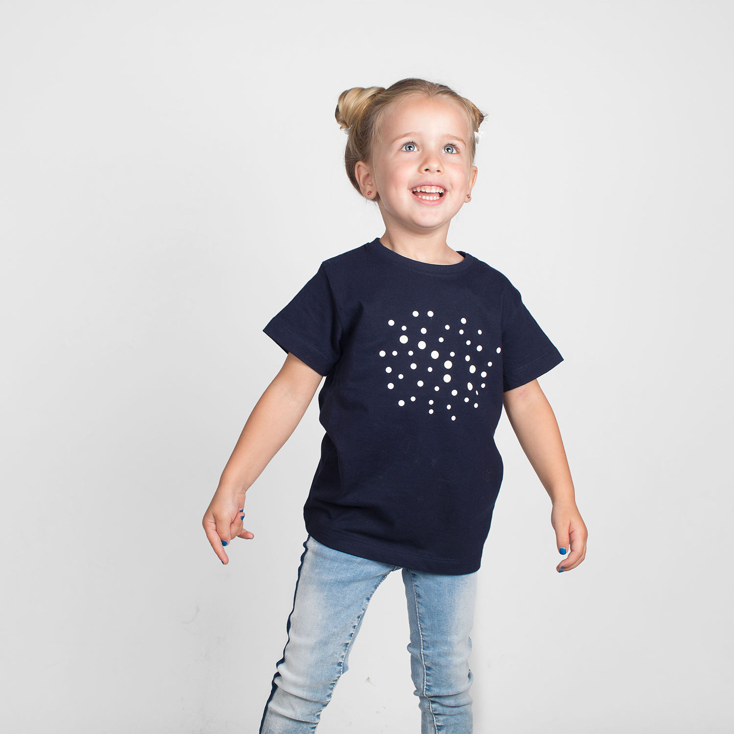 Little bear glow in the dark kids shortsleeve shirt