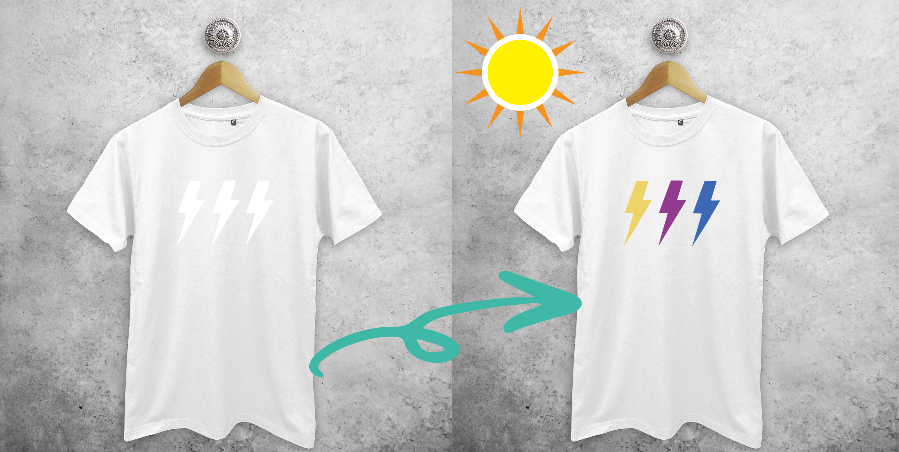 Lightening bolts magic adult shirt