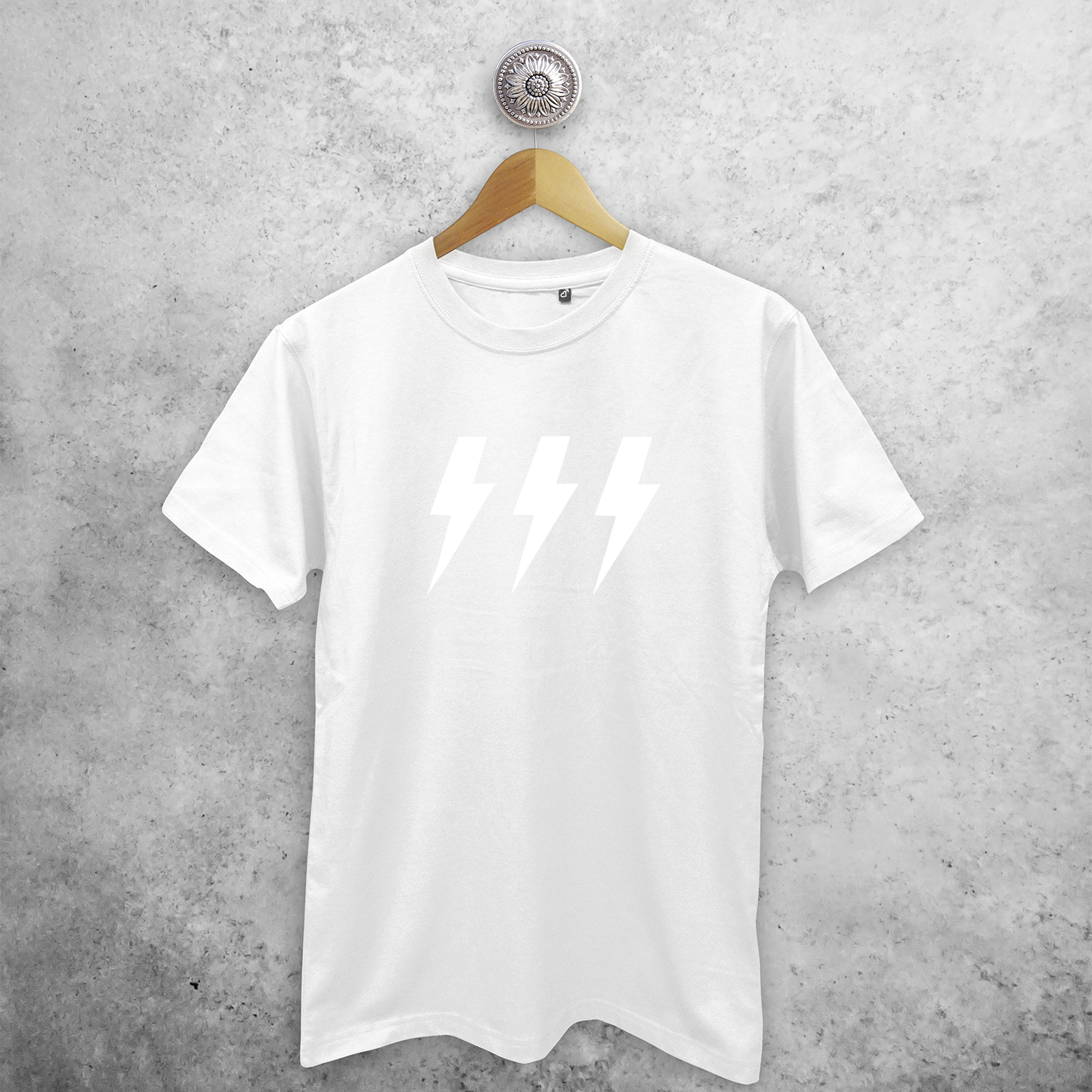 Lightening bolts magic adult shirt