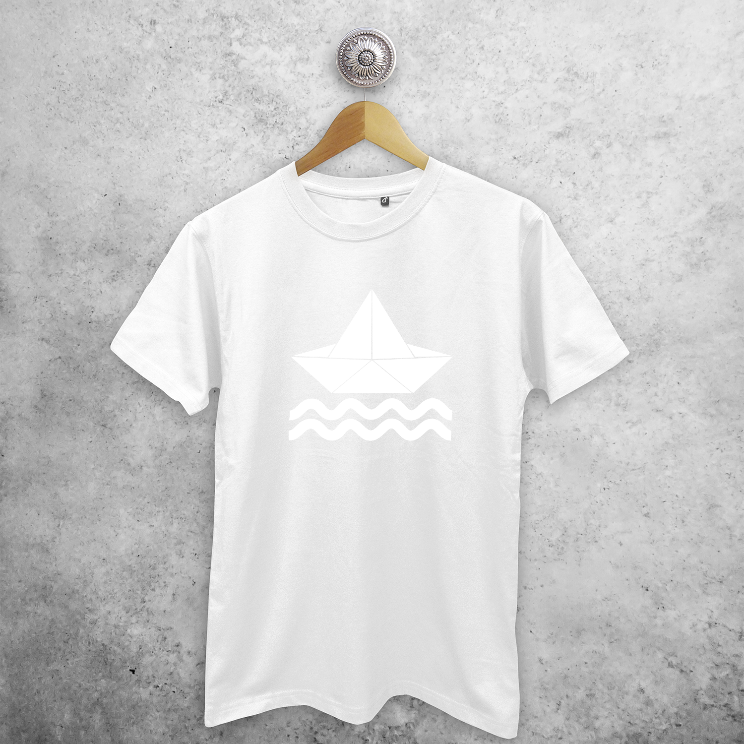 Boat and waves magic adult shirt