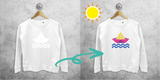 Boat and waves magic sweater