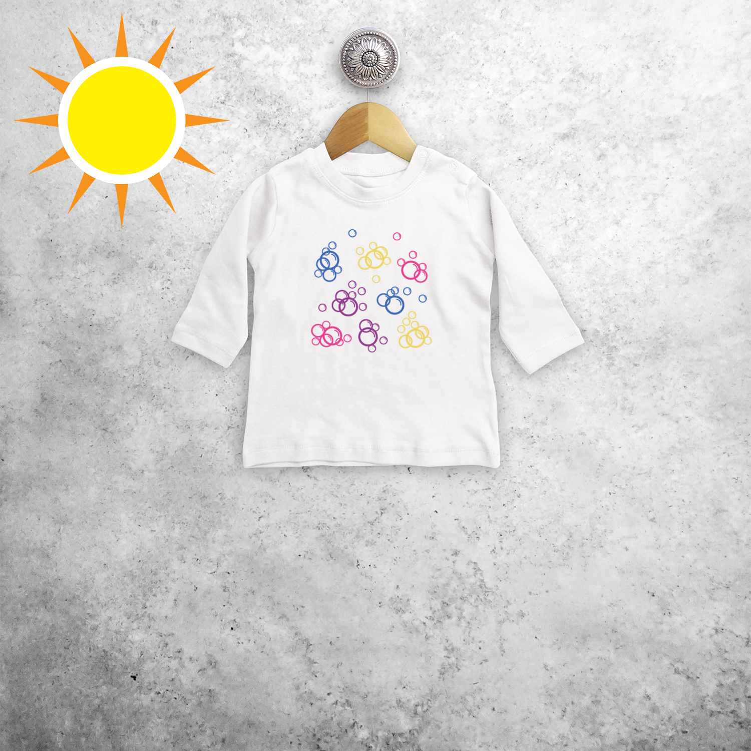 Bubbles magic baby longsleeve shirt