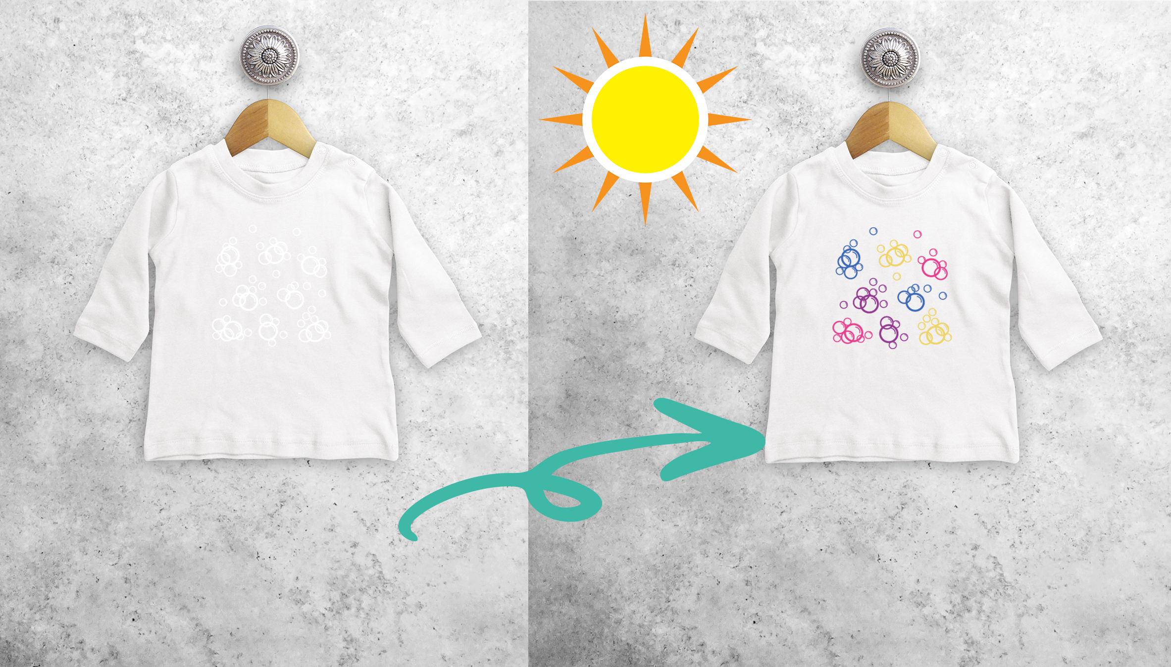 Bubbles magic baby longsleeve shirt