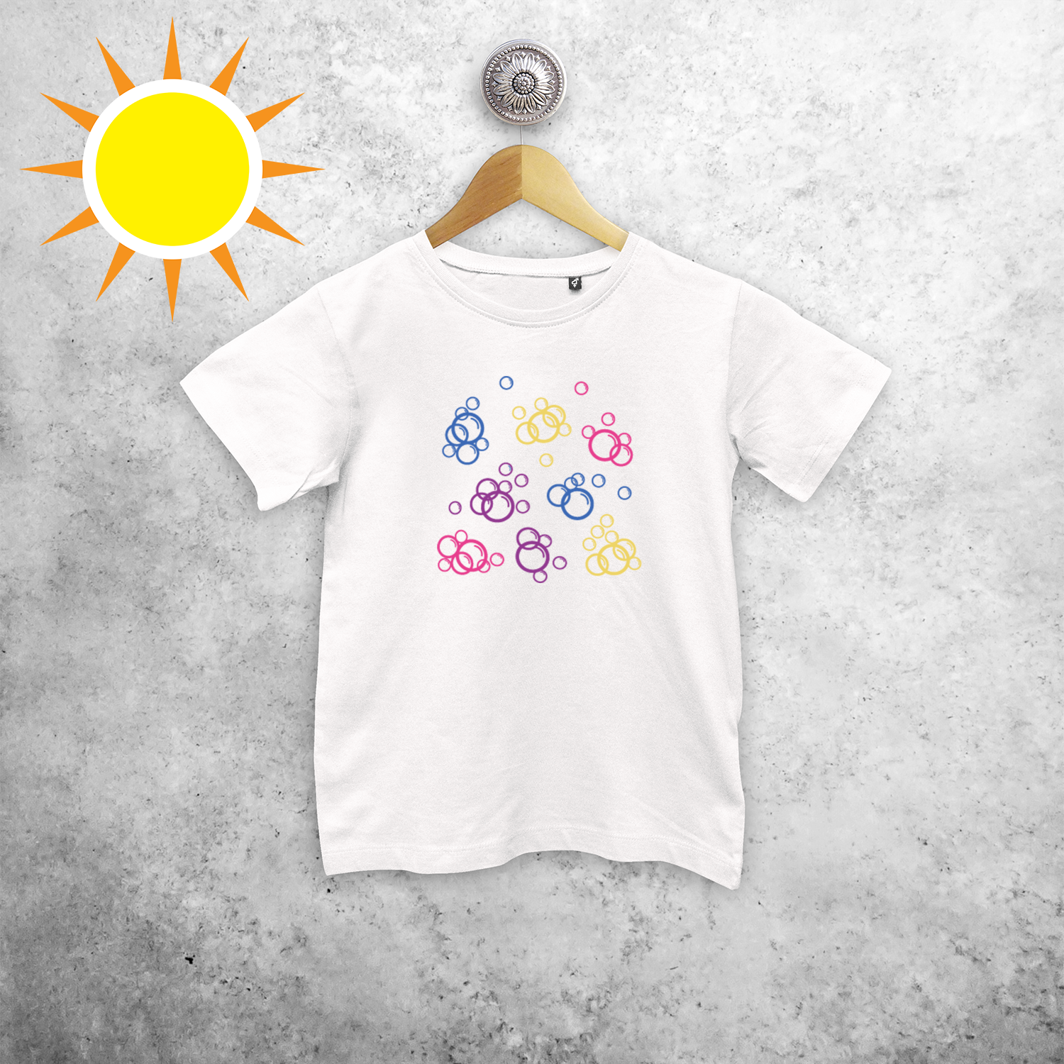 Bubbles magic kids shortsleeve shirt