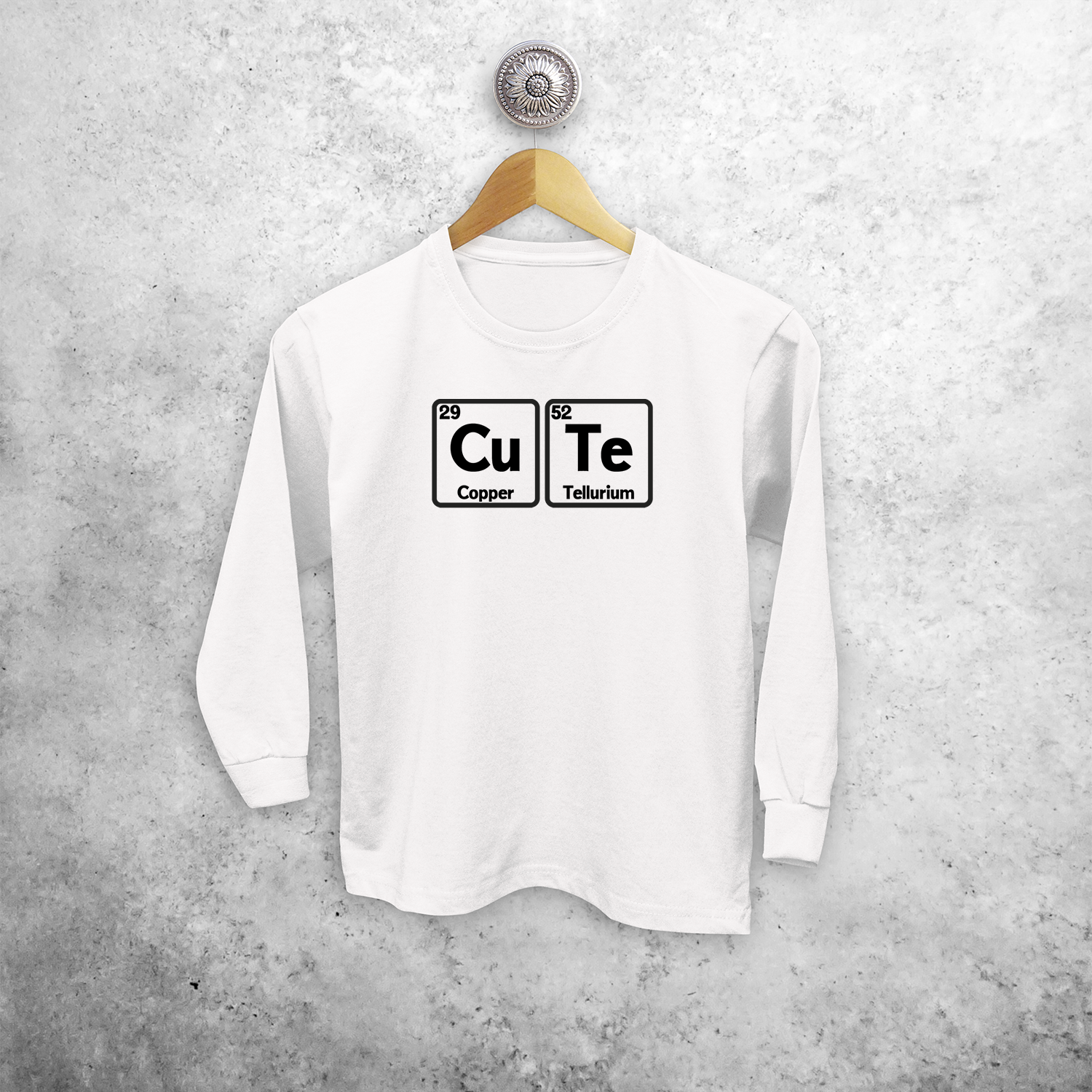 'Cute' kids longsleeve shirt