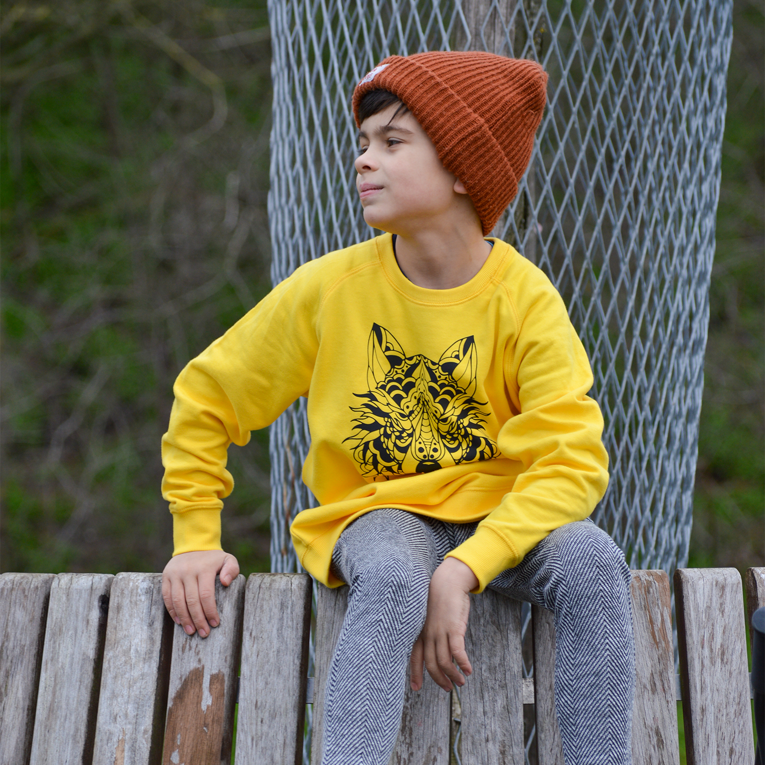 Wolf kids sweater