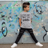 'I was not made to be subtle' kids shortsleeve shirt