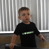 Moon glow in the dark baby shortsleeve shirt