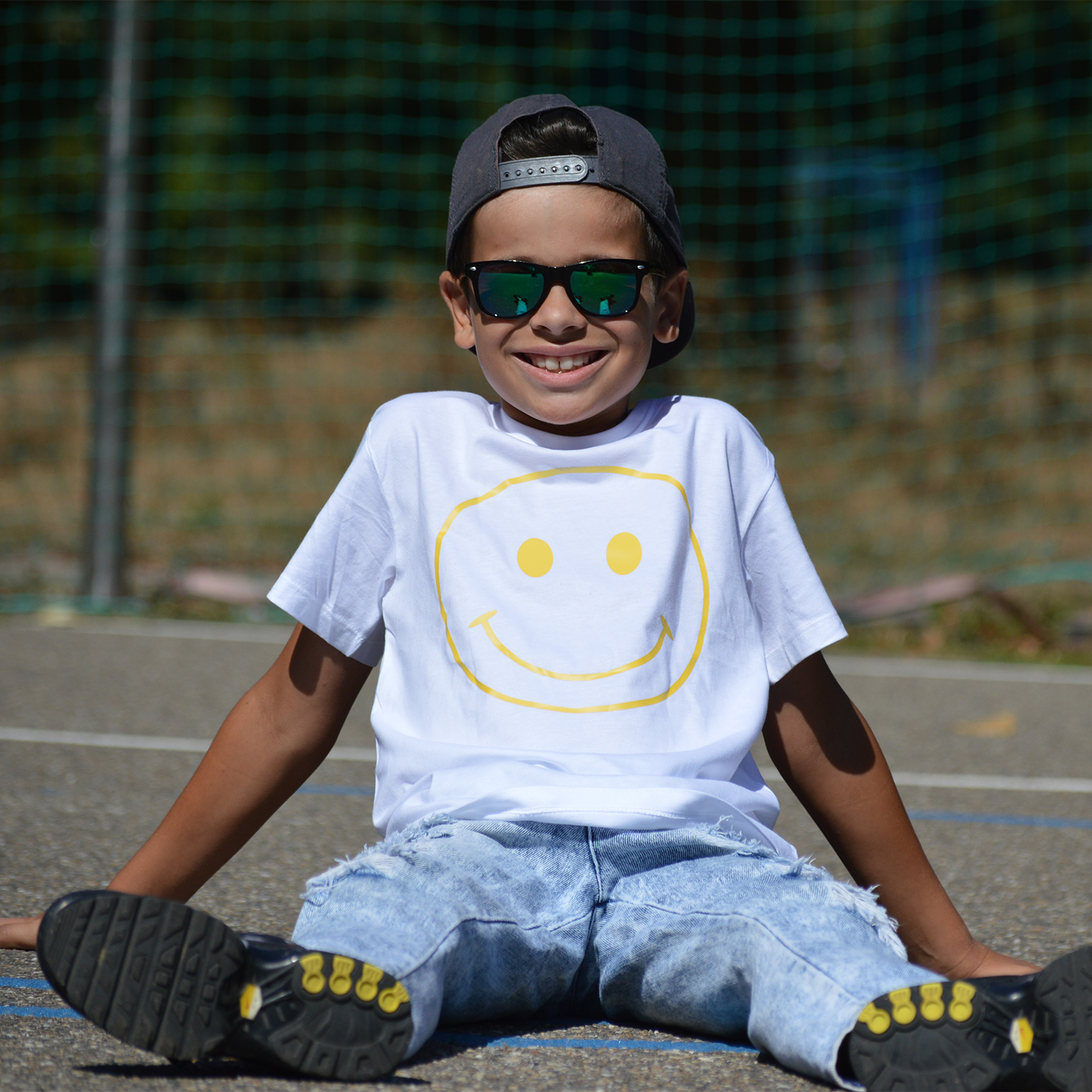 Smiley magic kids shortsleeve shirt