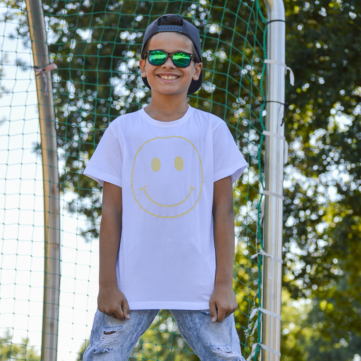 Smiley magic kids shortsleeve shirt