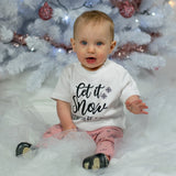 'Let it snow - somewhere else' baby shortsleeve shirt