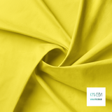 Solid gorse yellow fabric