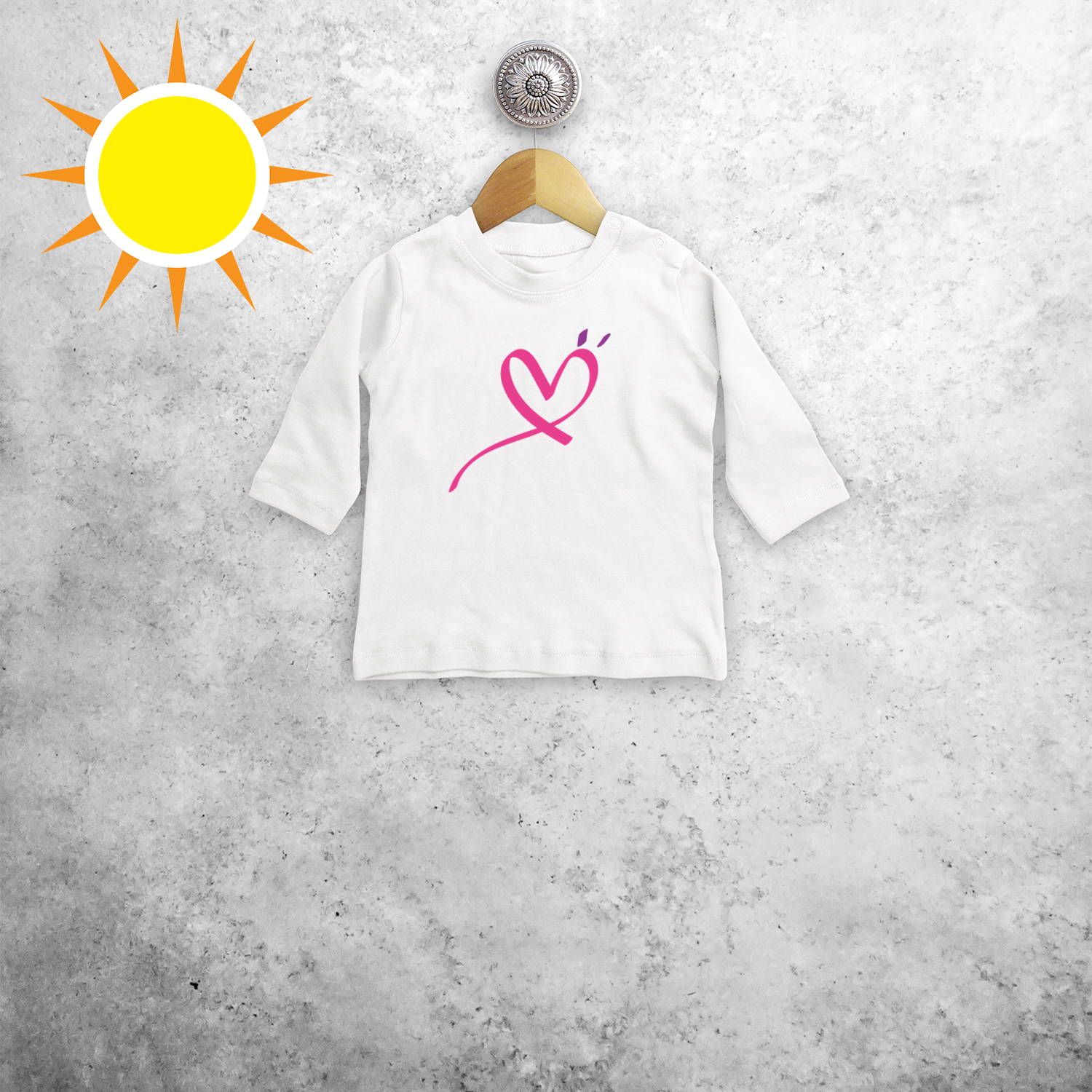 Heart magic baby longsleeve shirt