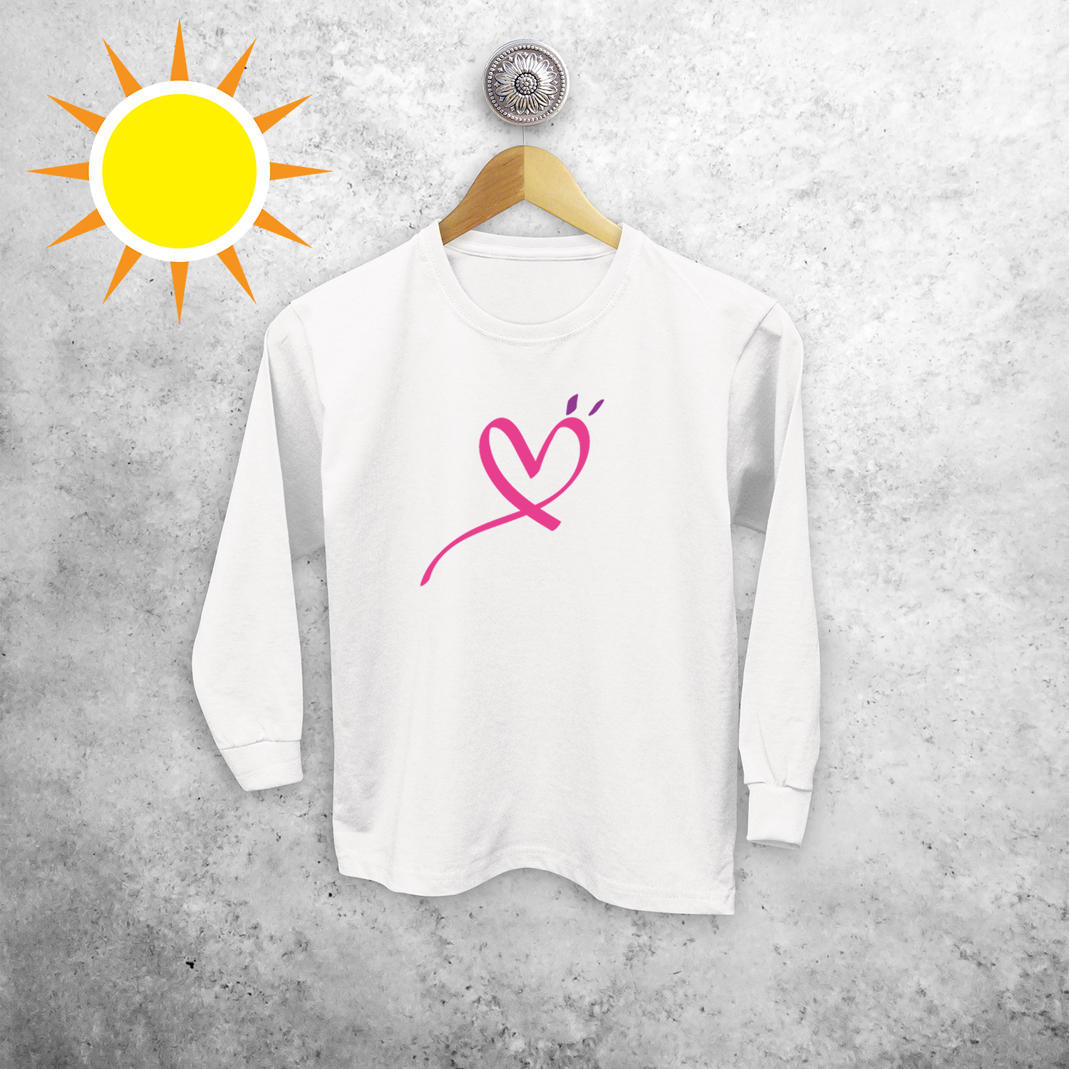 Heart magic kids longsleeve shirt