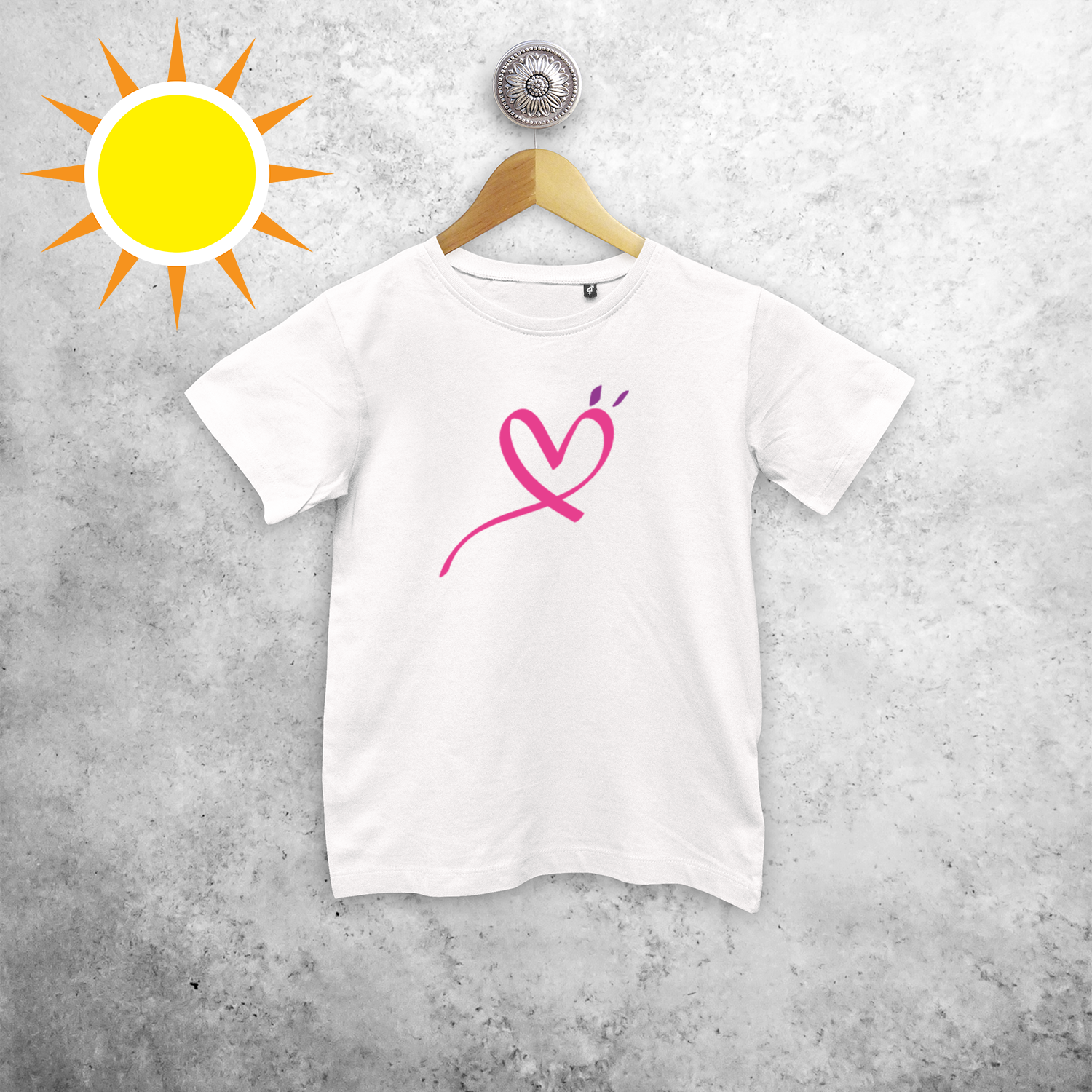 Heart magic kids shortsleeve shirt