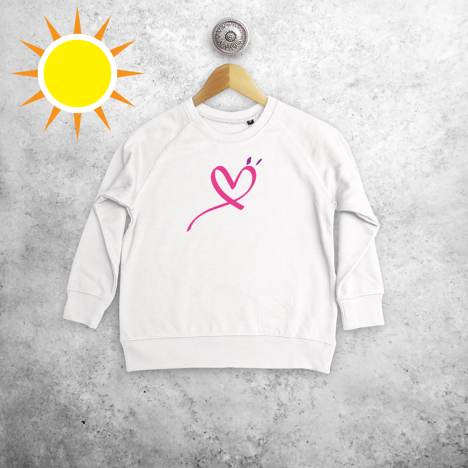 Heart magic kids sweater