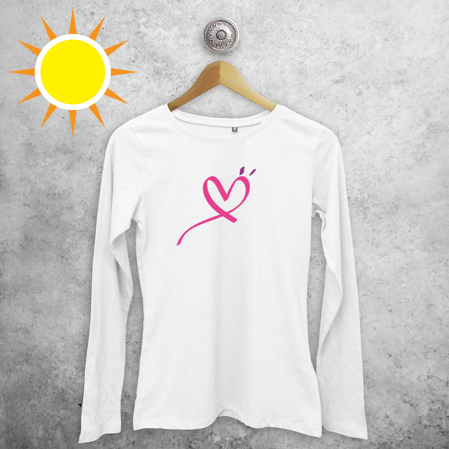 Heart magic adult longsleeve shirt