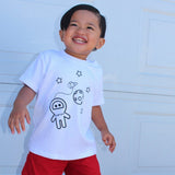 Astronaut baby shortsleeve shirt