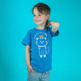 Space cat kids shortsleeve shirt