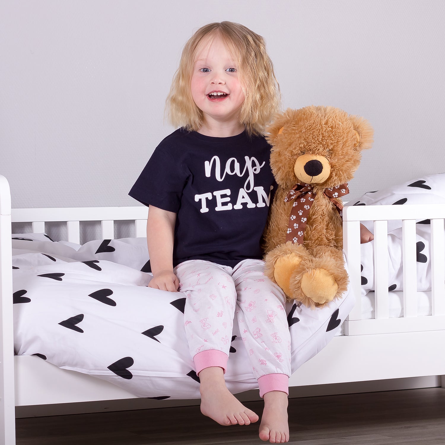 'Nap team' kids shortsleeve shirt