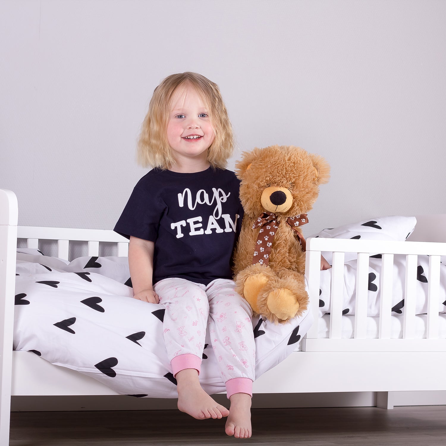 'Nap team' kids shortsleeve shirt