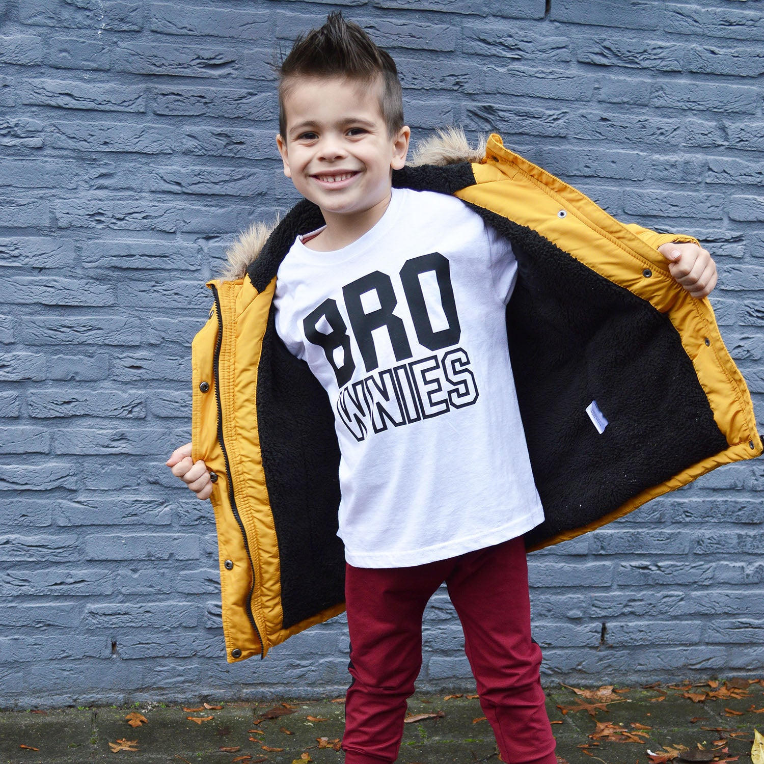 'Bro-wnies' kids longsleeve shirt