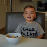 'Cereal killer' kids shortsleeve shirt