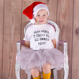 'Santa, it really was...' kids shortsleeve shirt