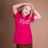 'Meow' kids shortsleeve shirt