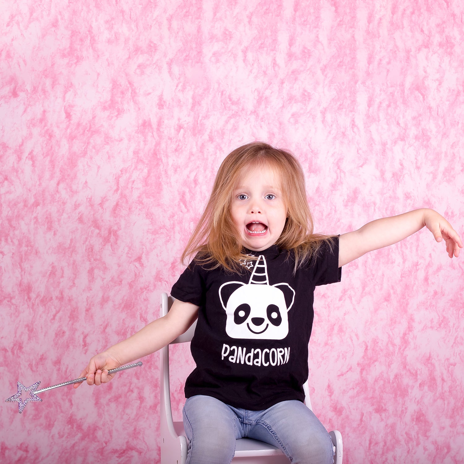 Pandacorn kids shortsleeve shirt