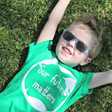 'Our future matters' kids shortsleeve shirt