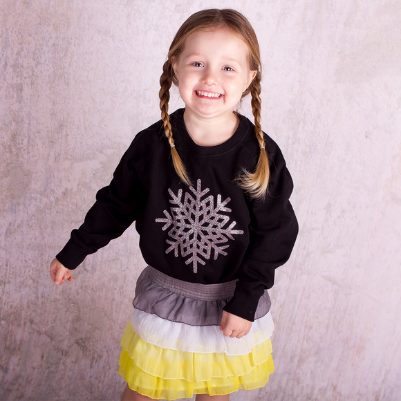 Snow star kids sweater