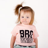 'Bro-wnies' baby shortsleeve shirt