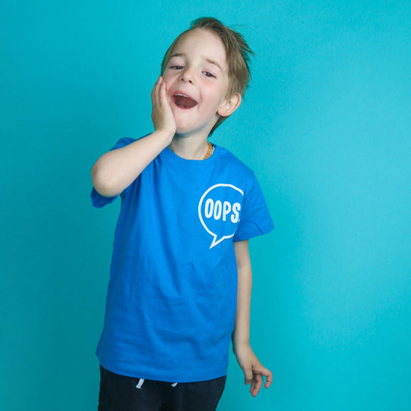 'Oops.' kids shortsleeve shirt