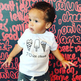 Ice cream baby shortsleeve shirt