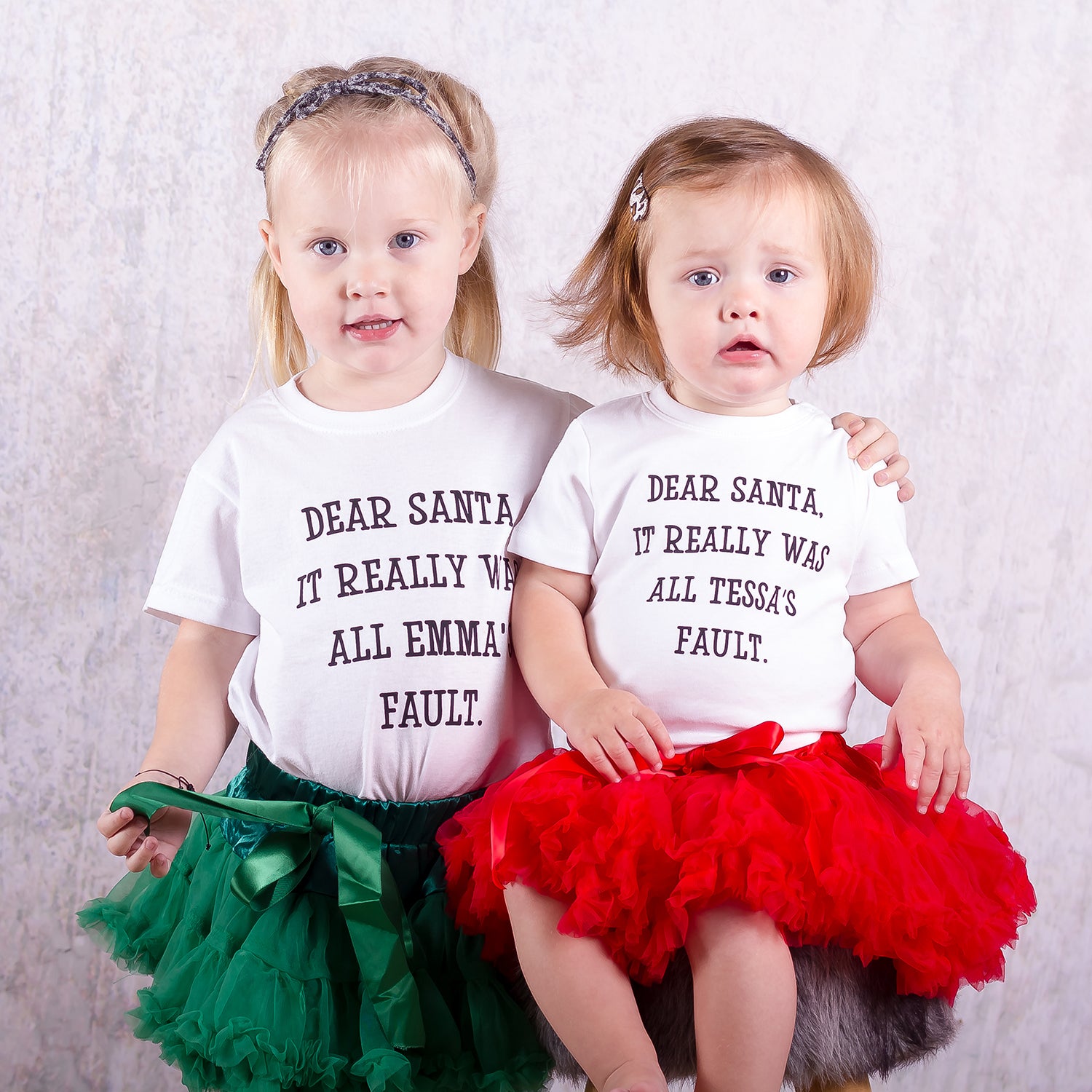 'Santa, it really was...' kids shortsleeve shirt