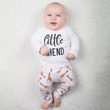 'Little friend' baby longsleeve shirt