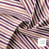 Pink and purple stripes fabric