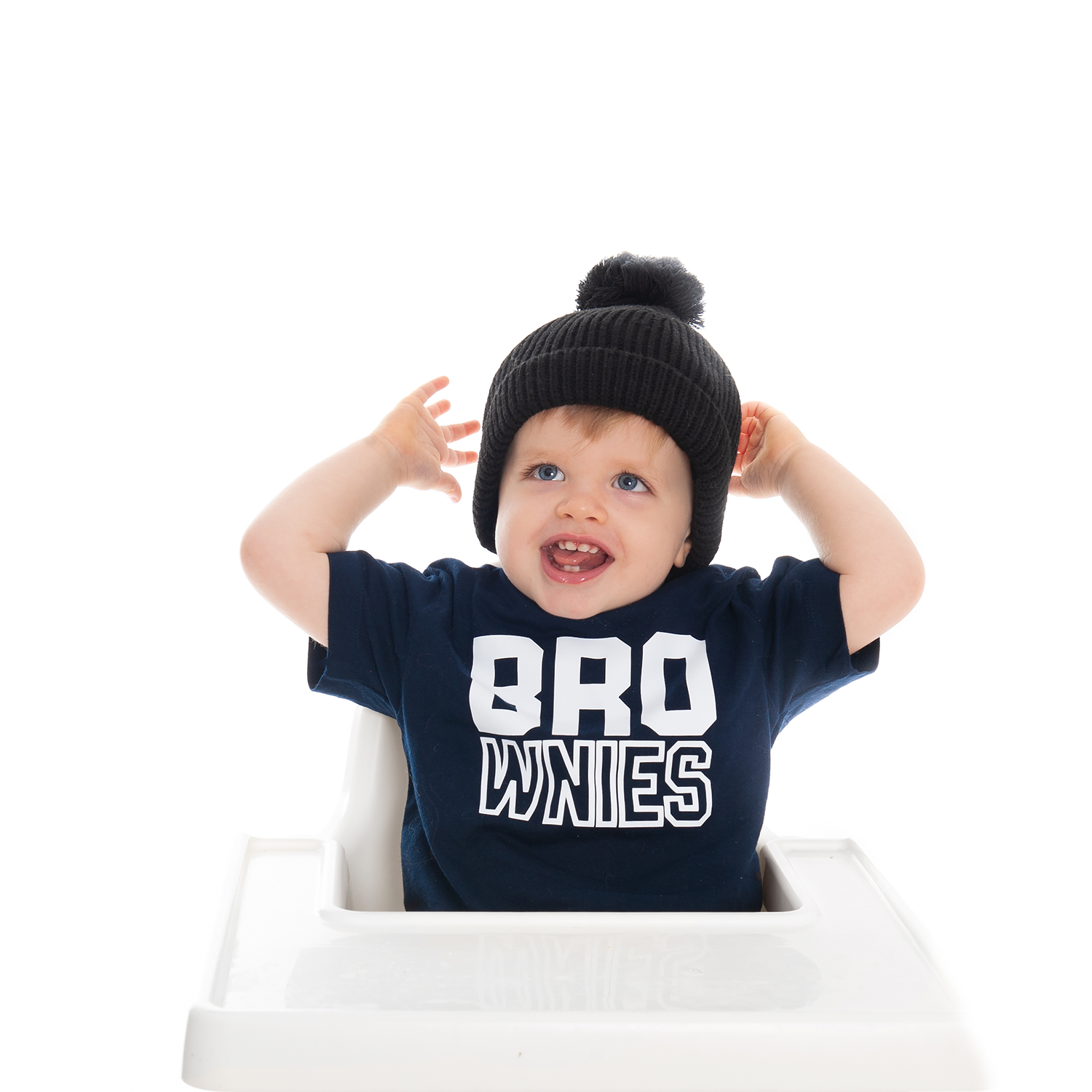 'Bro-wnies' kids shortsleeve shirt