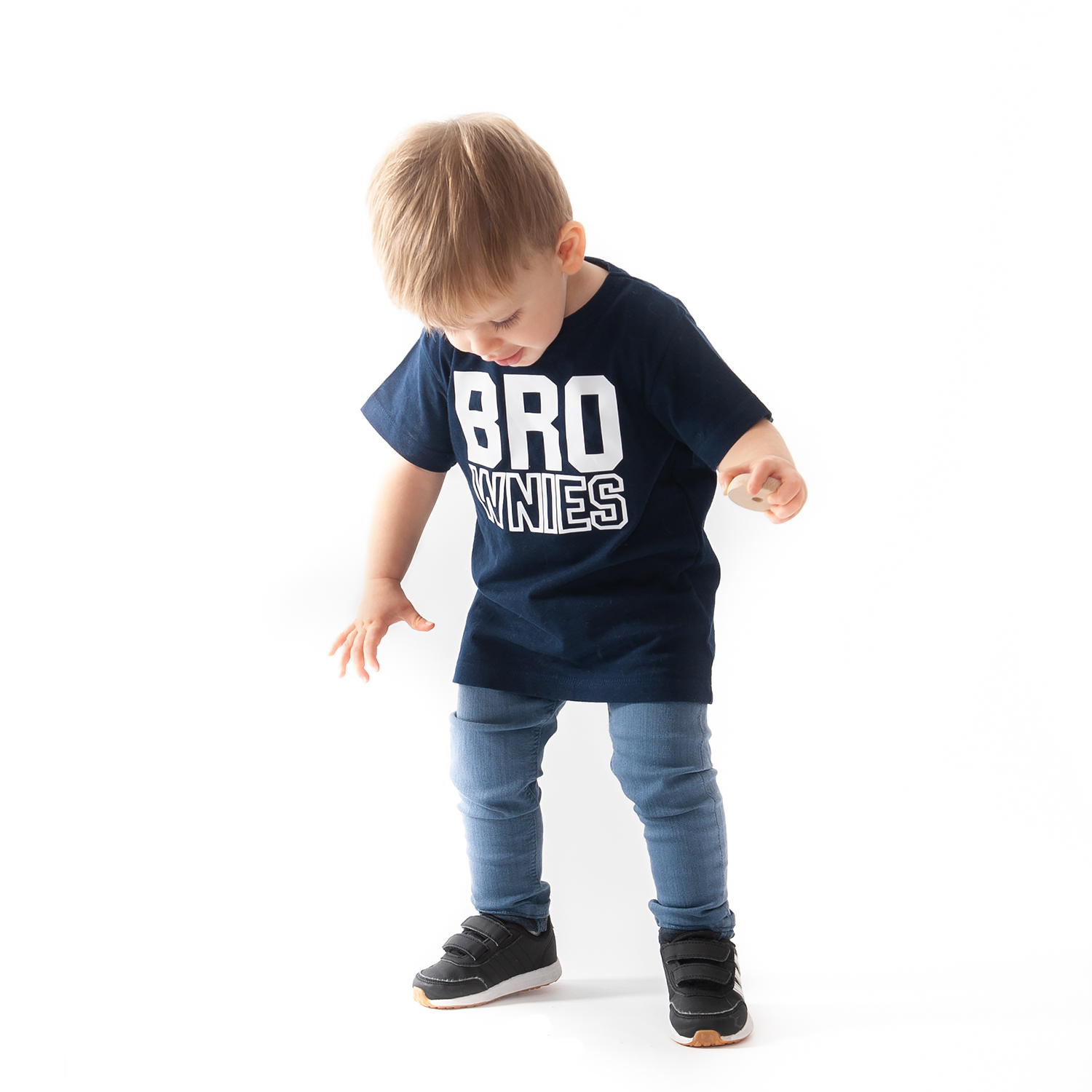 'Bro-wnies' kids shortsleeve shirt