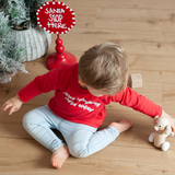 'Merry everything, Happy always' baby longsleeve shirt