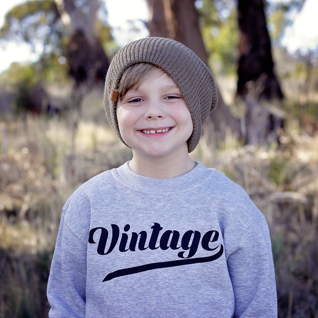 'Vintage' kids sweater