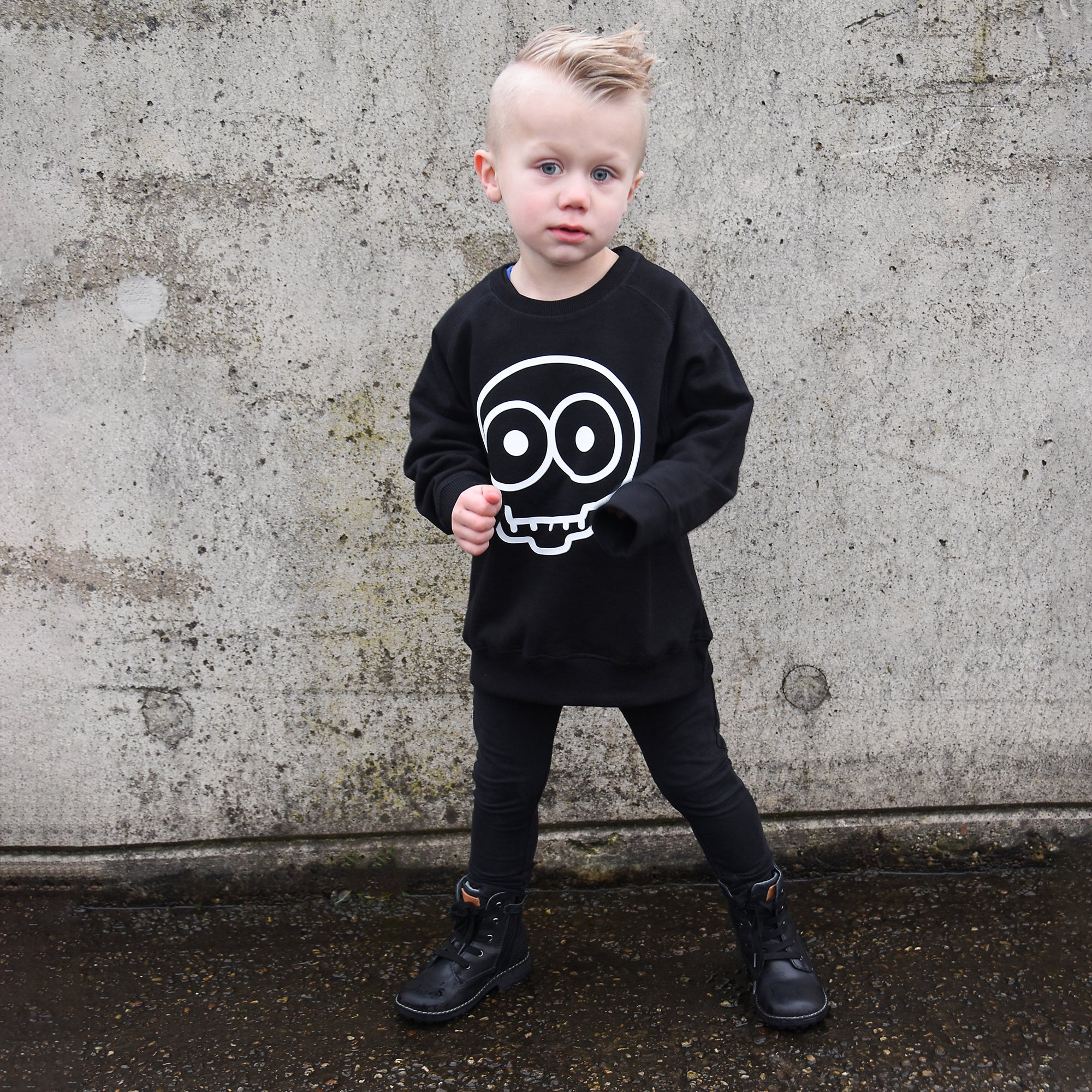 Skull kids sweater