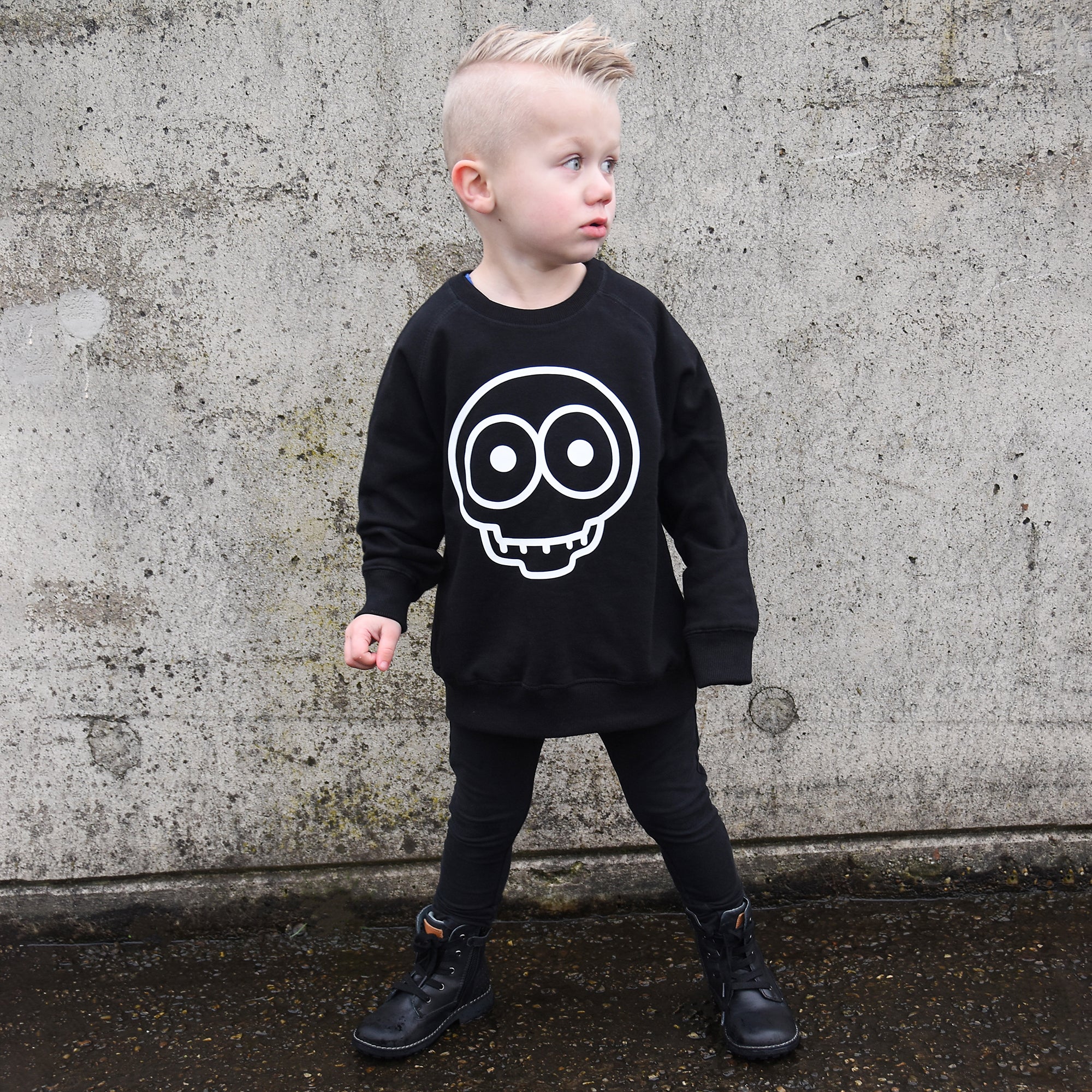 Skull kids sweater