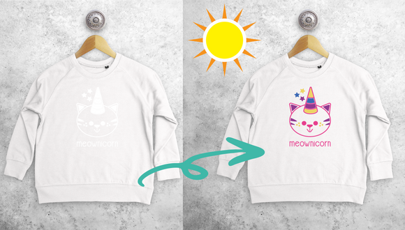 'Meownicorn' magic kids sweater